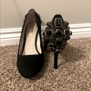 Louise Et Cie - Black Gem Heels - Size 10